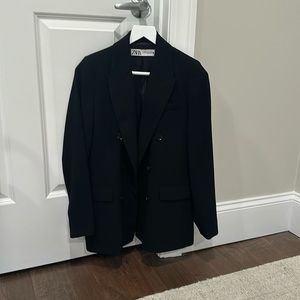 Black long blazer
